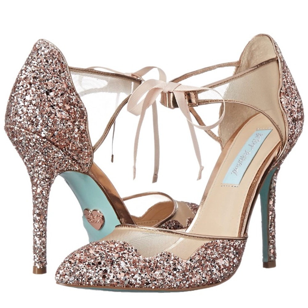 Blue by Betsey Johnson Stela - Champagne Glitter